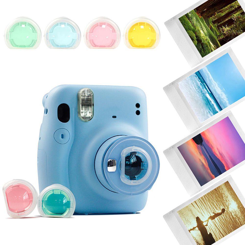 BTLIMER Bộ 4 Kính Lọc Màu Sắc Thời Trang Cho Máy Ảnh Instax Mini 11