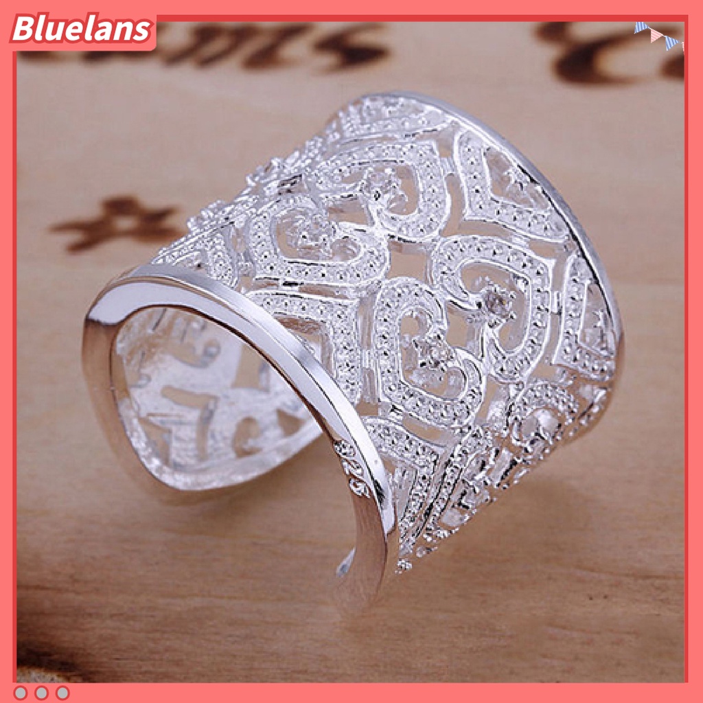 Nhẫn Hình Trái Tim Đính Đá Nhân Tạo Thời Trang