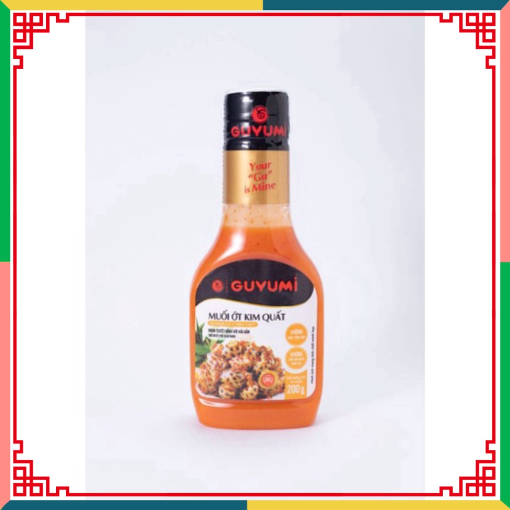 MUỐI ỚT KIM QUẤT 225G - GUYUMI ( Đại lý Ngọc Toản)