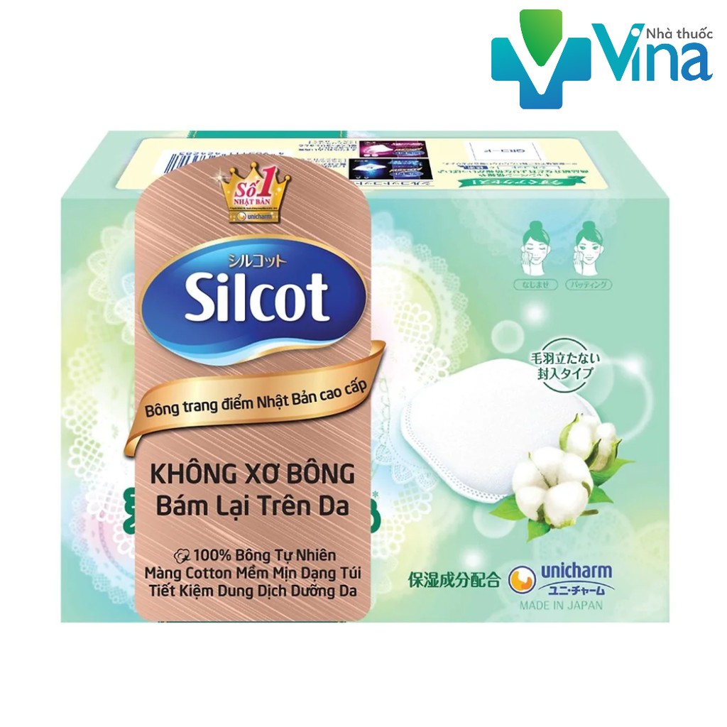 Bông Tẩy Trang Nhật Bản Silcot Cao Cấp (66 miếng)