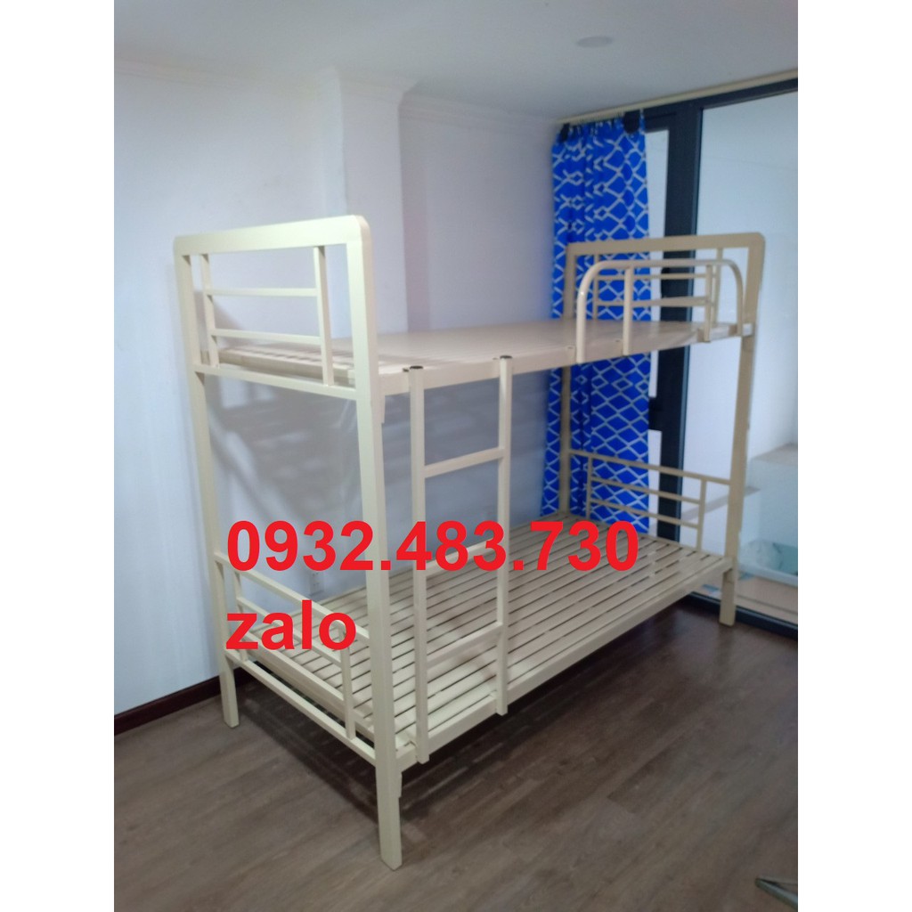 giường tầng sắt hộp 80cm