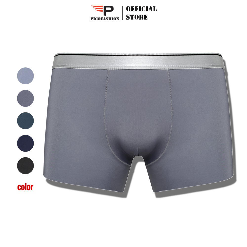 Combo 5 quần lót đùi boxer nam lưng thun dáng quần không đường viền QLBX02-CB5 PigoFashion màu giao ngẫu nhiên