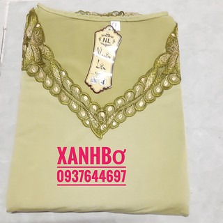 đồ bộ thun lạnh lửng cổ tim 74-85kg