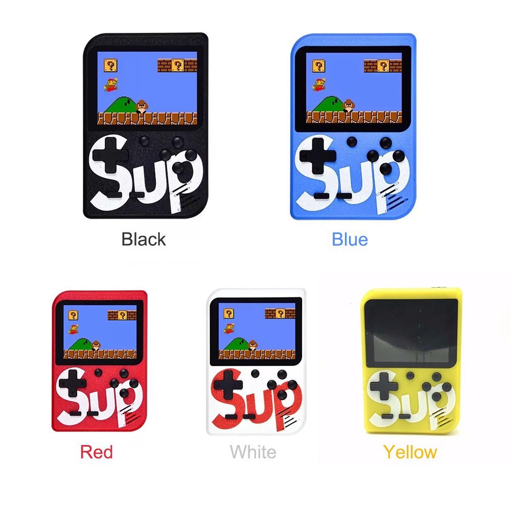 Máy chơi game cầm tay mini chứa 400 trò chơi trong 1 màn hình 3.0 inch kết nối AV TV có trò Mario Bomberman kiểu retro
