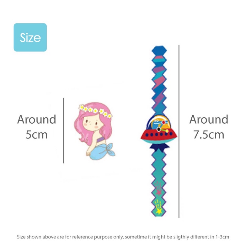 Set 21 Hình Xăm Dán Tạm Thời Chống Nước Cho Trẻ Em