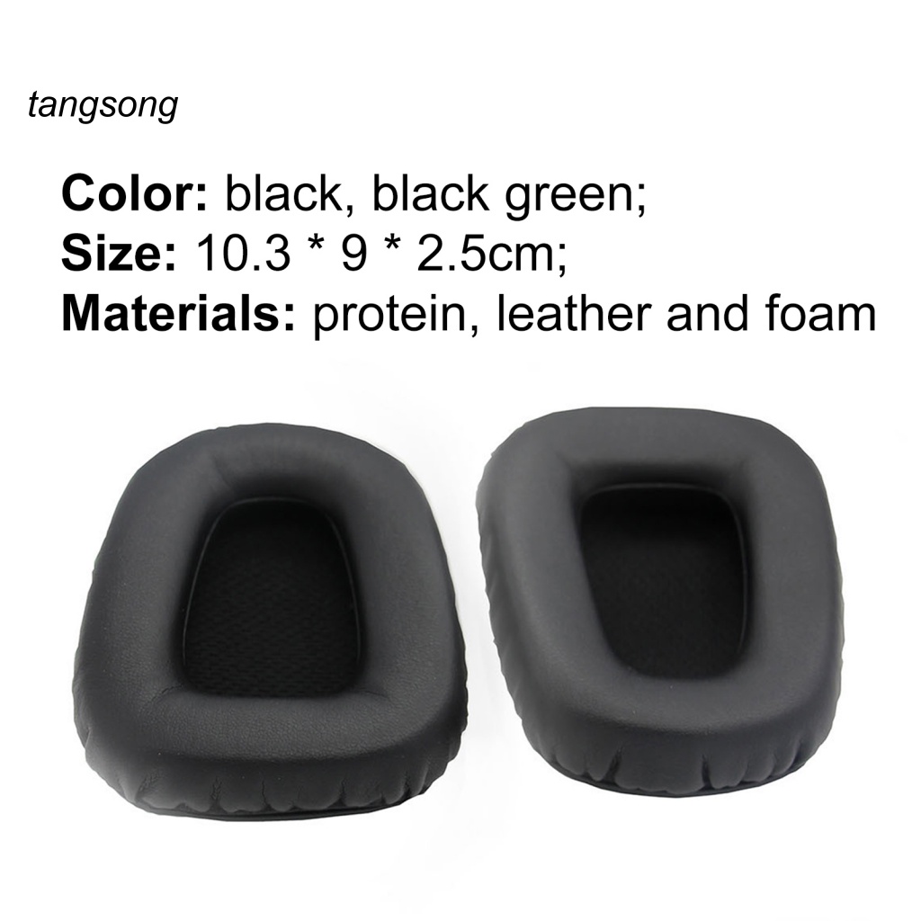Set 2 Đệm Ốp Tai Nghe Chống Mòn Hình Oval Cho Razer Electra
