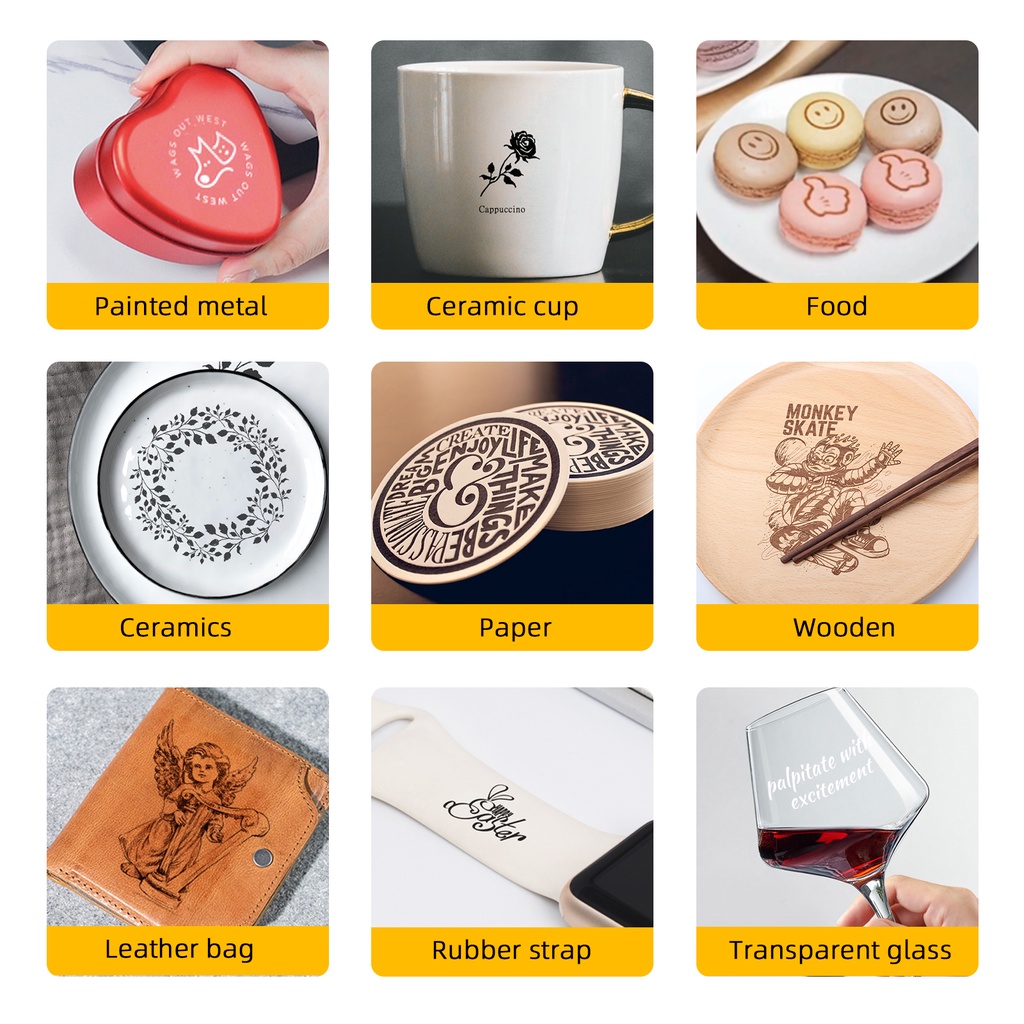 Máy Khắc Laser DAJA DJ6 Mini Cầm Tay Bằng Acrylic Không Kim Loại Tiện Dụng