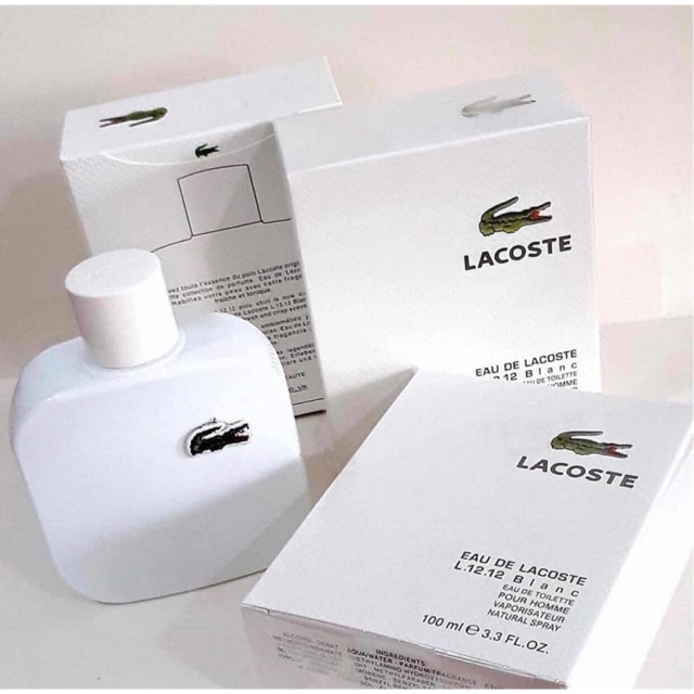 Nước hoa nam lacoste trắng