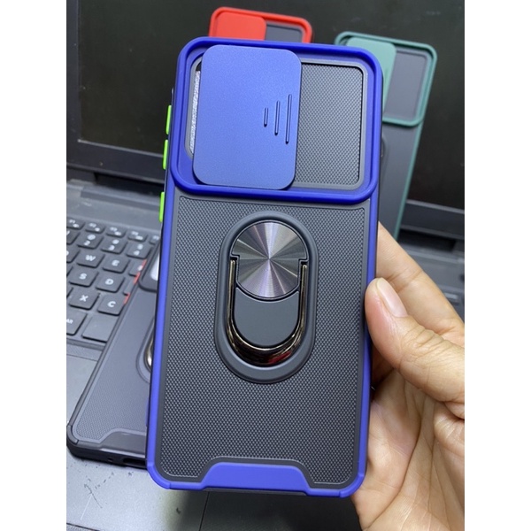 Ốp lưng Samsung A50/ A50S/ A30S chống sốc có iring trượt bảo vệ camera