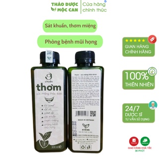 Nước Súc Miệng Trắng Răng Thơm Miệng  An Thái Hưng sát khuẩn, giữ hơi thở thơm mát, phòng bệnh mũi họng