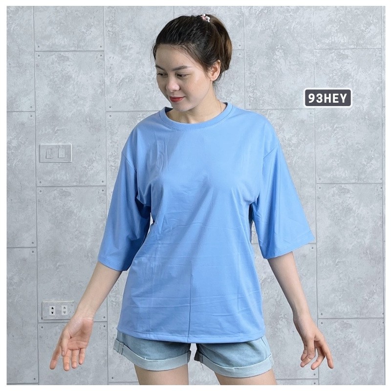 Áo Thun Tay Lỡ Unisex Phông Trơn Basic Form Rộng Mềm Mịn Cho Nam Nữ Thương Hiệu 93HEY ATL01 | BigBuy360 - bigbuy360.vn