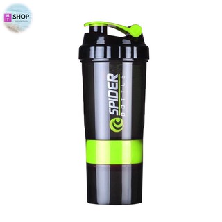 Bình lắc (shaker) whey protein 500ml (3 lớp)