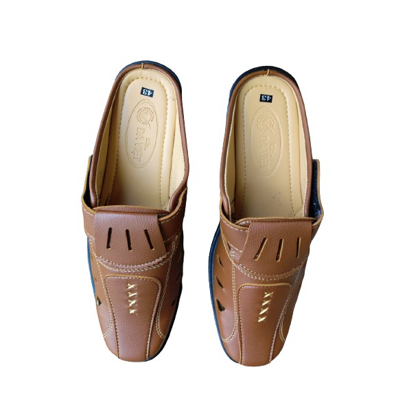 VIDEO+HÌNH THẬT-Dép da nam, dép bít mũi, giày sục, giày lười, kiểu dáng hiện đại vận động dễ dàng và lịch lãm thời trang | BigBuy360 - bigbuy360.vn