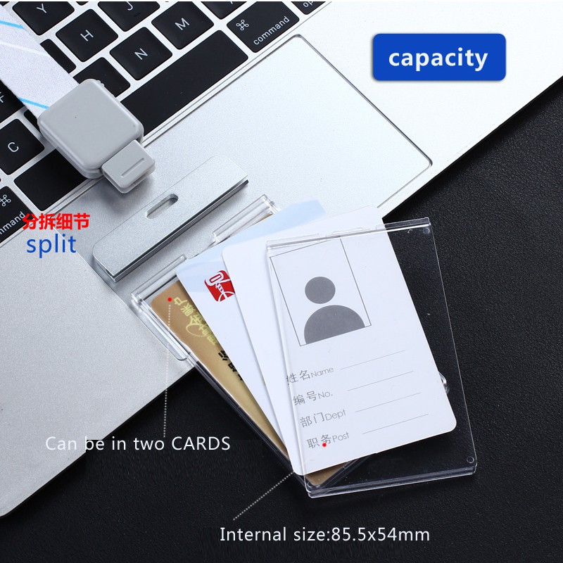 Dây Đeo Thẻ id / id Bằng polyester Trong Suốt