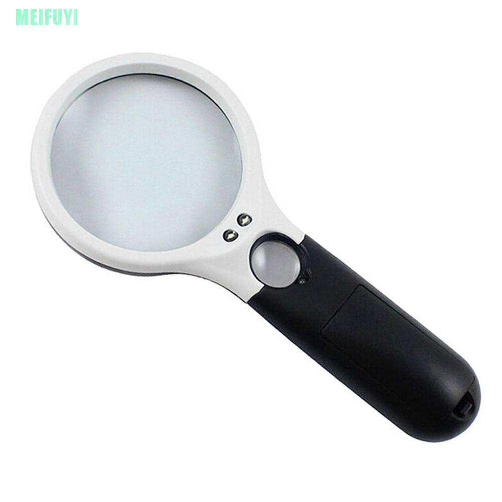 Kính Lúp Cầm Tay 45x Có 3 Bóng Đèn Led Tiện Dụng | BigBuy360 - bigbuy360.vn
