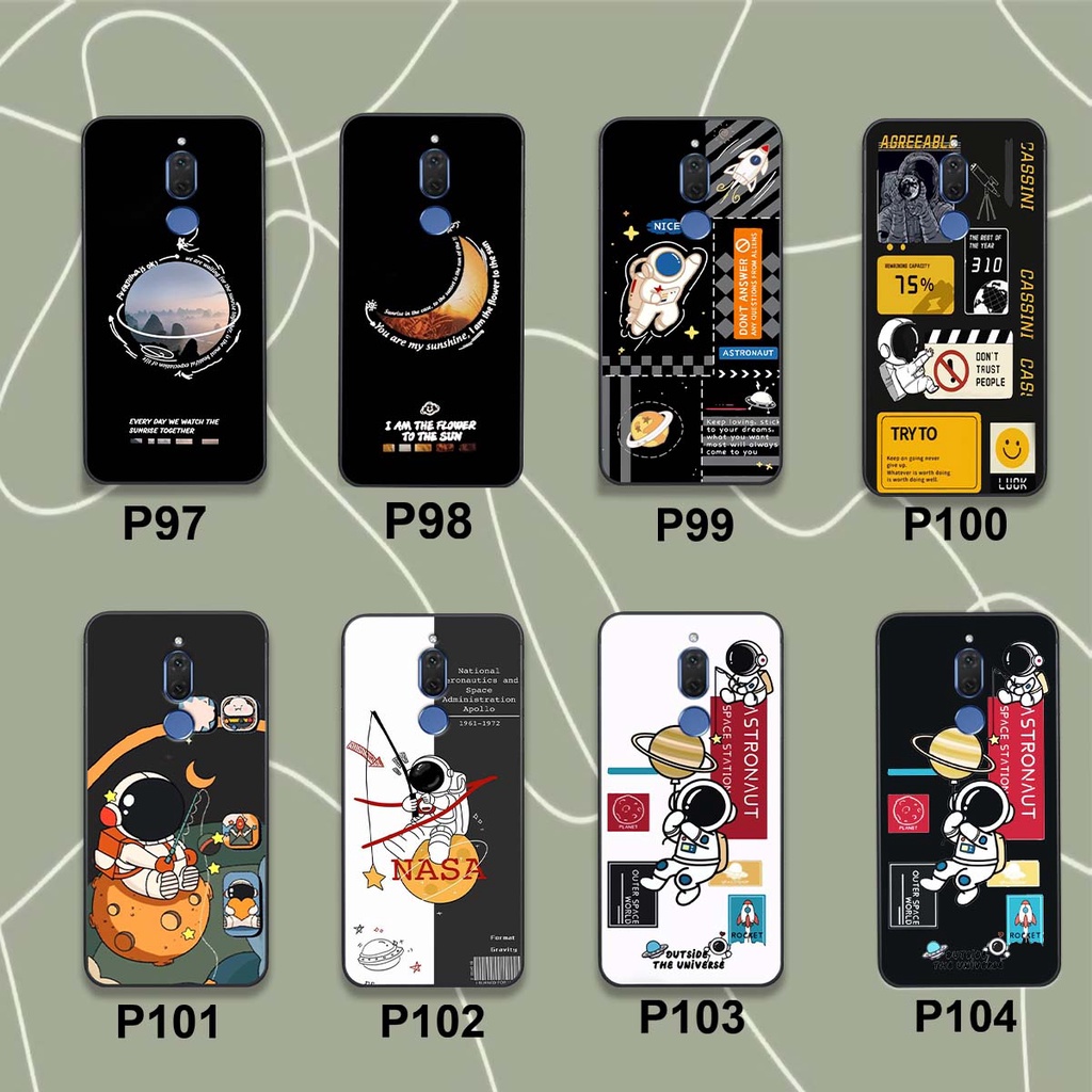 Ốp lưng điện thoại huawei nova 2i in hình vũ trụ, phi hành gia dễ thương cute