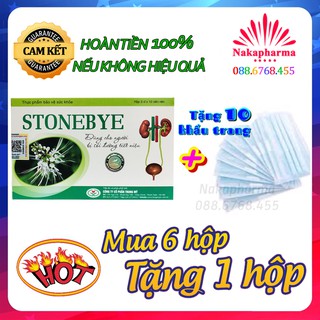 ✅ [6 TẶNG 1] Stonebye – Hỗ trợ lợi tiểu, giảm sỏi thận, sỏi tiết niệu, sỏi bàng quang, giảm tiểu rắt, tiểu buốt