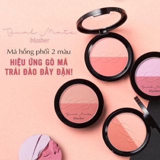 Phấn má hồng 2 màu Missha Dual