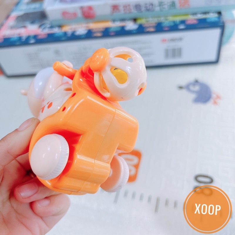 Đồ chơi hươu lái xe lúc lắc kèm lục lạc chạy đà ngộ nghĩnh đáng yêu cho bé
