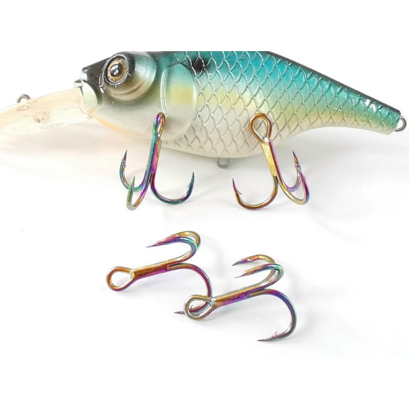 Lưỡi Câu Cá BKK Titan Lưỡi Câu Ba Tiêu Chuyên Đồ Câu Lure Bộ 5 Lưỡi Câu BKK Titan