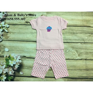 Bộ Pijama Lullaby cộc tay bé gái