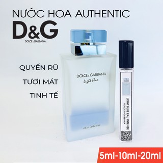 Nước hoa nữ D&G Light Blue Eau Intense - Mẫu thử nước hoa chính hãng mini