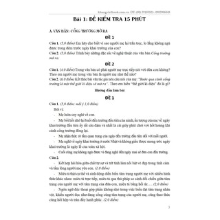 Sách 100 Đề Kiểm Tra Ngữ Văn 7