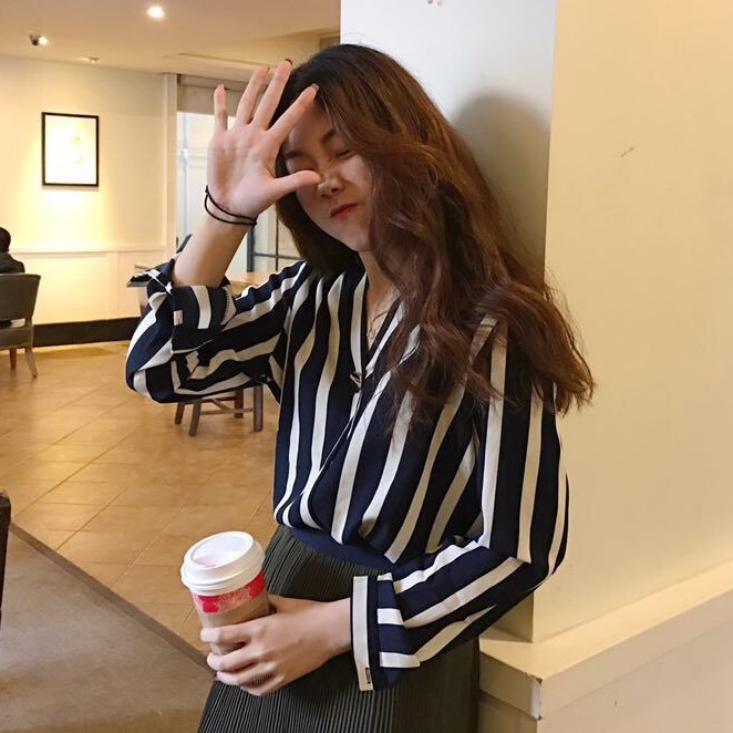 [Mã WASKT410K giảm 10K đơn 50K] ÁO SƠ MI NỮ SỌC CỔ | BigBuy360 - bigbuy360.vn