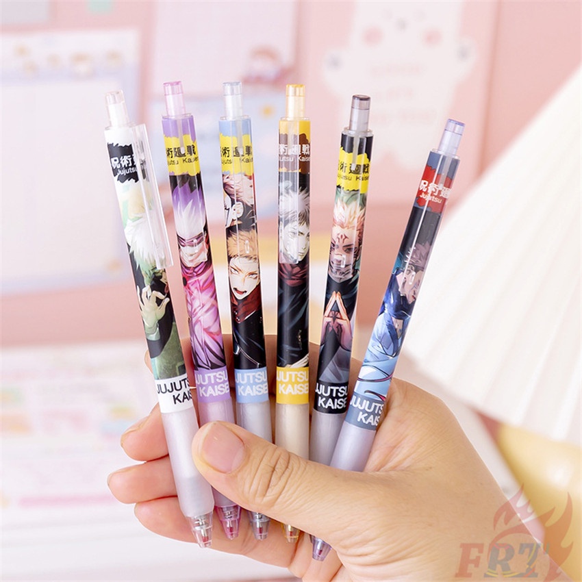 1 Cái ✿ Bút Jujutsu Kaisen ✿ Bút Mực Gel Trung Tính Dùng Trong Trường Học/Văn Phòng
