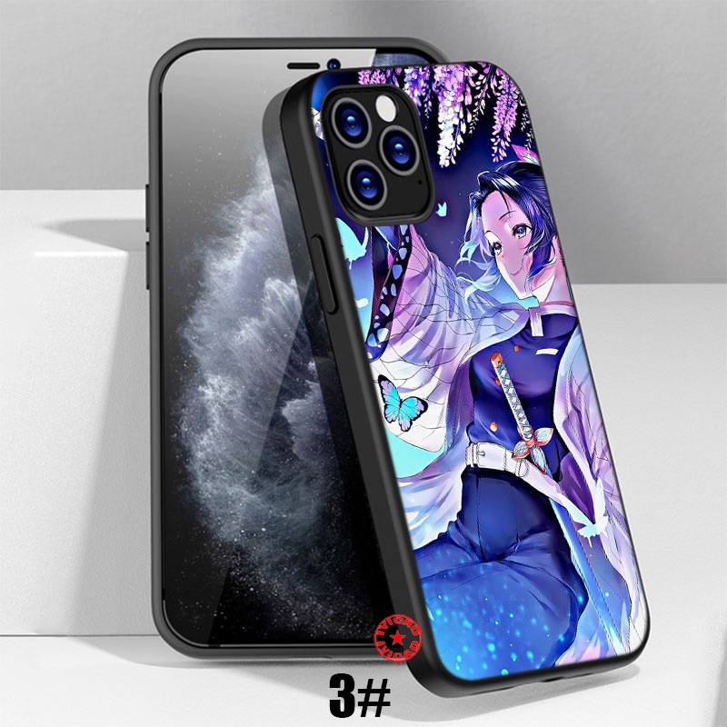 Ốp Lưng Mềm TE22 Demon Slayer Shinobu Kochou Cho iPhone 13 12 Pro Max Mini XS Max X