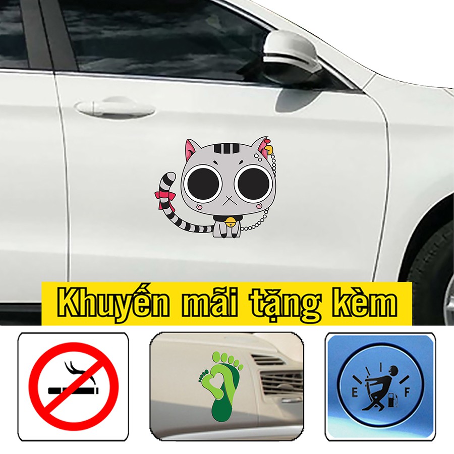 [Sale]-Sticker, tem dán sườn xe hơi phong cách độc đáo