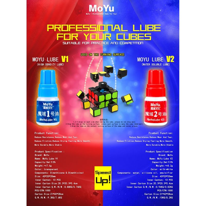 Lọ Bôi Trơn Rubik Moyu Lube v1 / v2