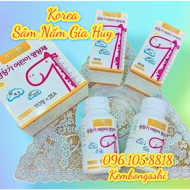 [HÀNG MỚI VỀ ] Viên Uống Bổ Sung Canxi Tăng Chiều Cao Cho Bé [HÀNG HÀN QUỐC]