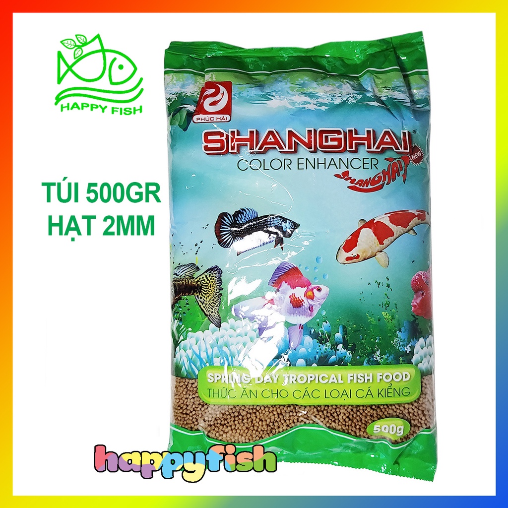 Thức ăn cá cảnh Shanghai dạng viên - Túi 500gr