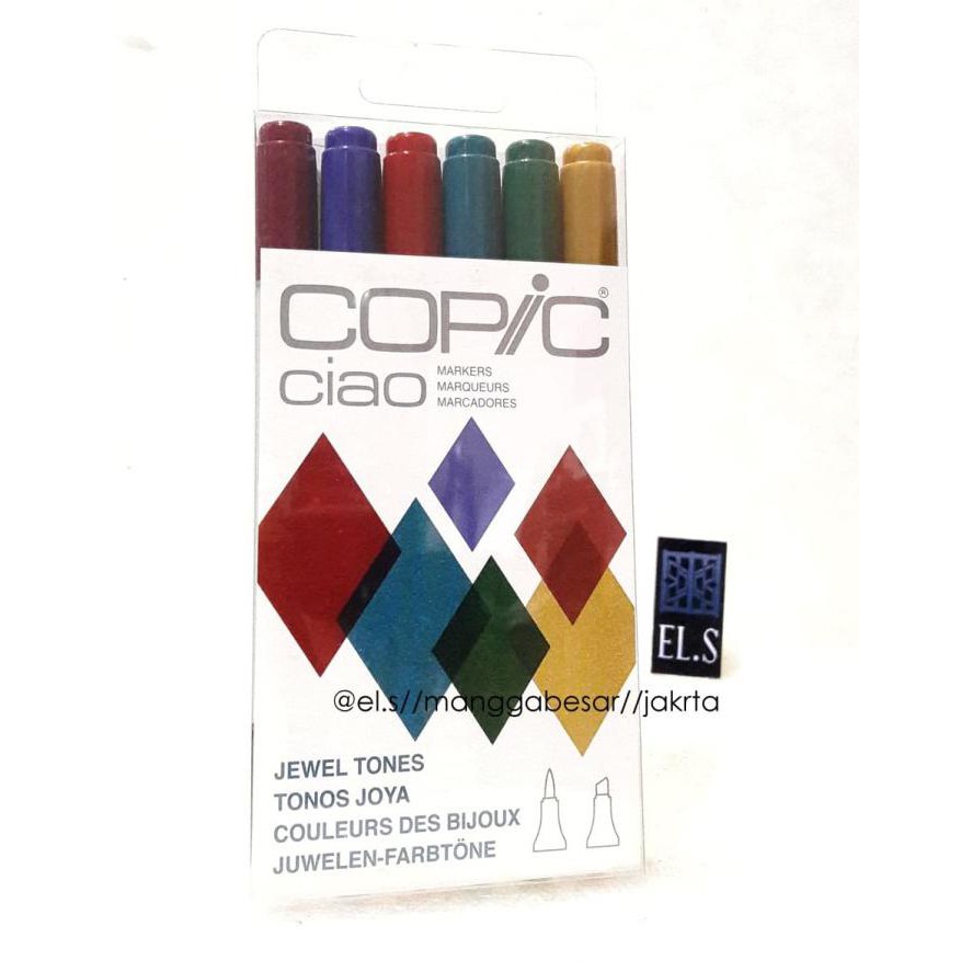 Bộ 6 Phụ Kiện Trang Sức Copic Ciao 1233