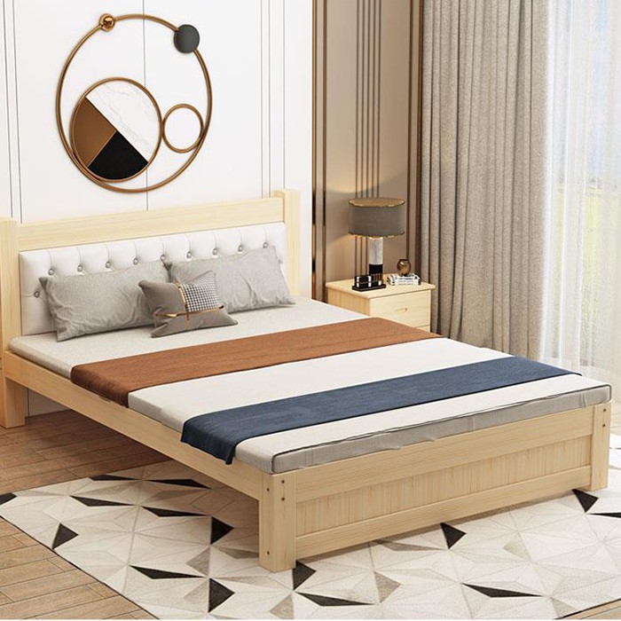 Giường ngủ cao cấp sang trọng Giường gỗ thông tiện ích hiện đại GUT005 | BigBuy360 - bigbuy360.vn