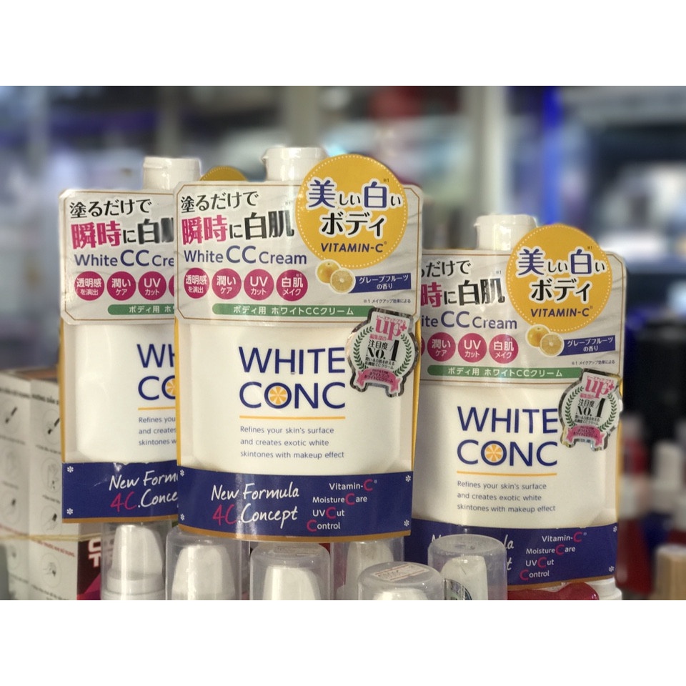 Sữa dưỡng thể trắng da mềm mịn da White Conc Nhật bản