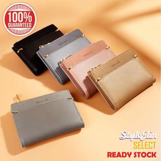 Ví nữ ngắn kéo khóa hàn quốc