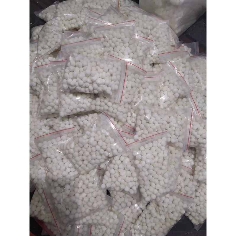 TRÂN CHÂU NHÂN DỪA 1kg - BỘT LỌC BỌC DỪA TRẮNG/ Chân Trâu bọc dừa trắng/ Chè