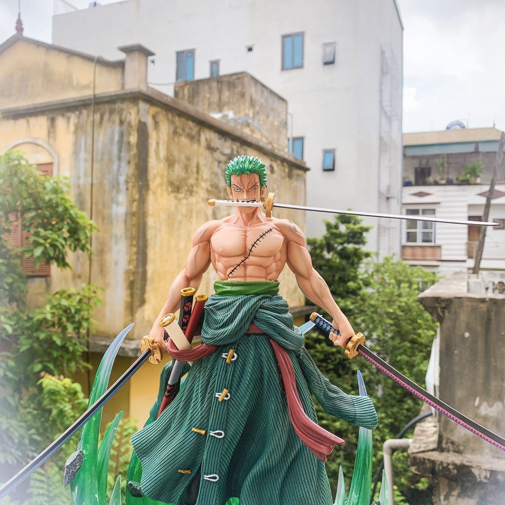 Mô hình zoro hàng mới siêu khủng có 2 thân 4 đầu