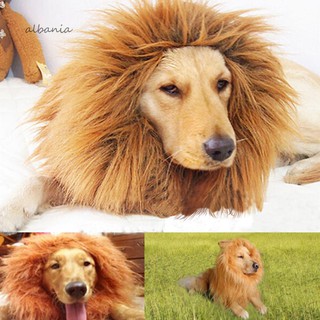 Bộ lông giả bờm sư tử cho cún hóa trang dịp Halloween độc đáo