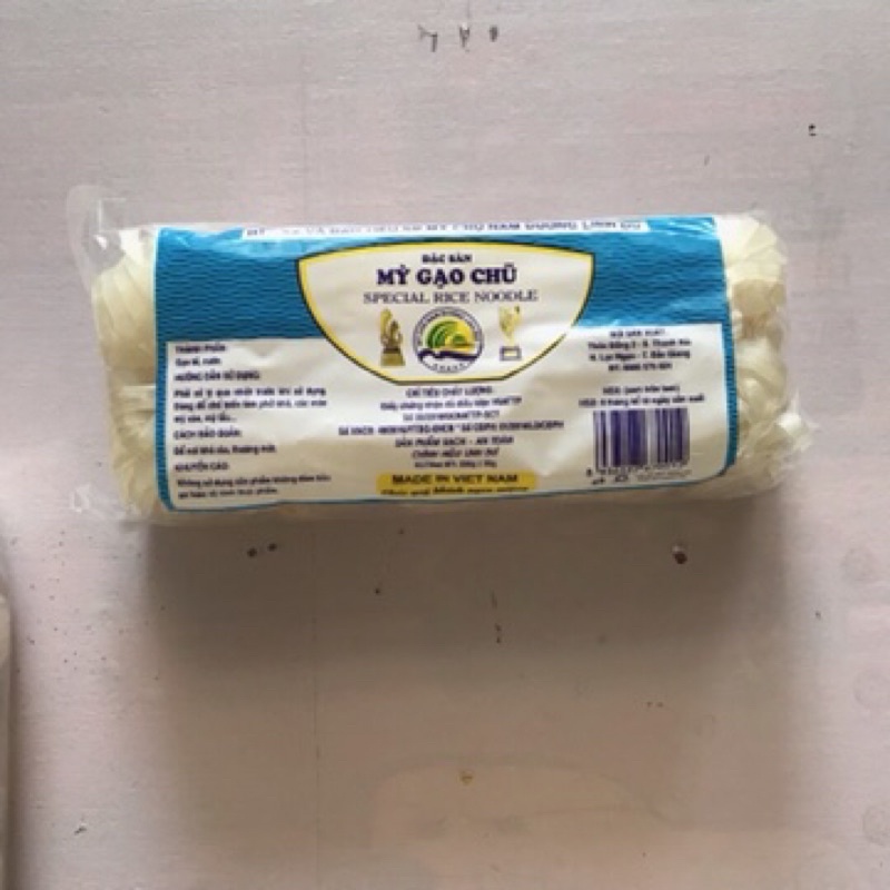 Mì Chũ Bắc Giang , mì gạo chũ đặc sản, mềm, dai ,ngon 300 gram bachhoaxu88