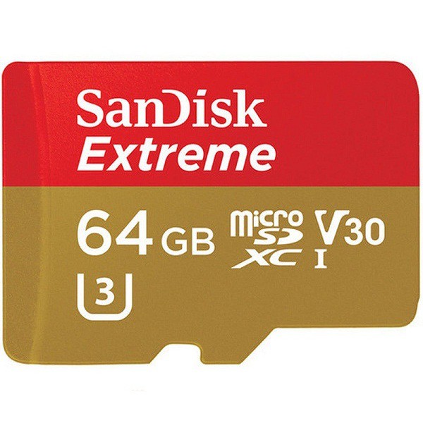 Thẻ Nhớ MicroSDXC SanDisk Extreme V30 U3 4K A2 64GB R170MB/s W80MB/s (Vàng) - Nhất Tín Computer