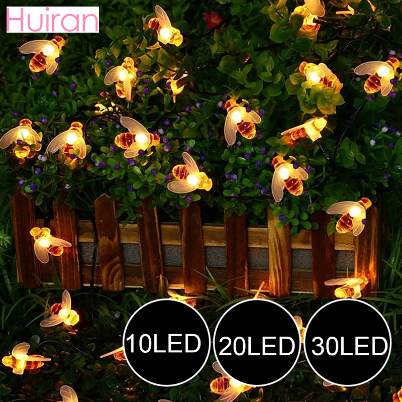 Dây đèn LED hình ong dùng trang trí