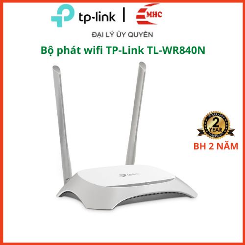 Bộ phát wifi TP-Link TL-WR840N Wireless N300Mbps - Chính hãng, bảo hành 2 năm