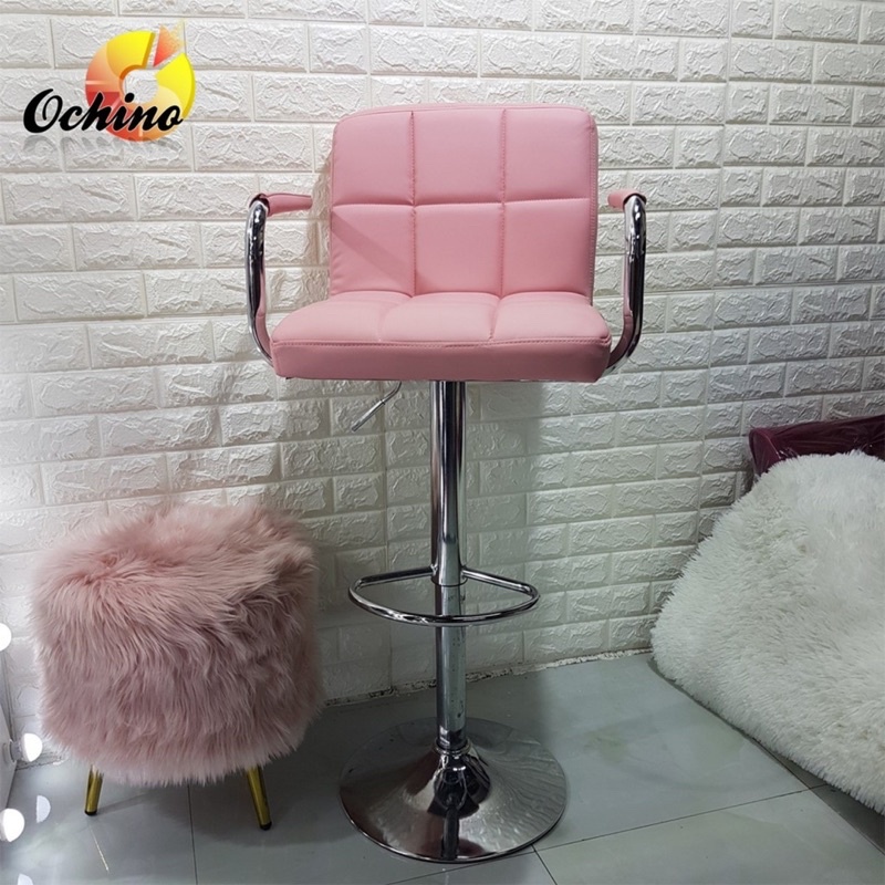 Ghế Quầy Bar Tay Vịn Cao Cấp - Ghế Makeup - Ghế Văn Phòng Làm Việc