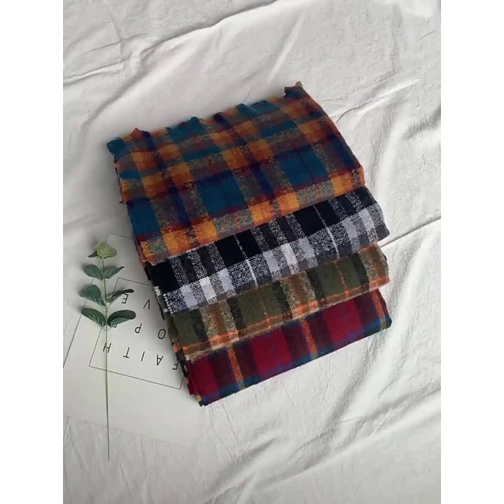 KHĂN QUÀNG CỔ NAM NỮ CHOÀNG CỔ LÔNG THỎ CARO VINTAGE, MỀM MỊN DÀY CỰC ẤM Maxshopdoc