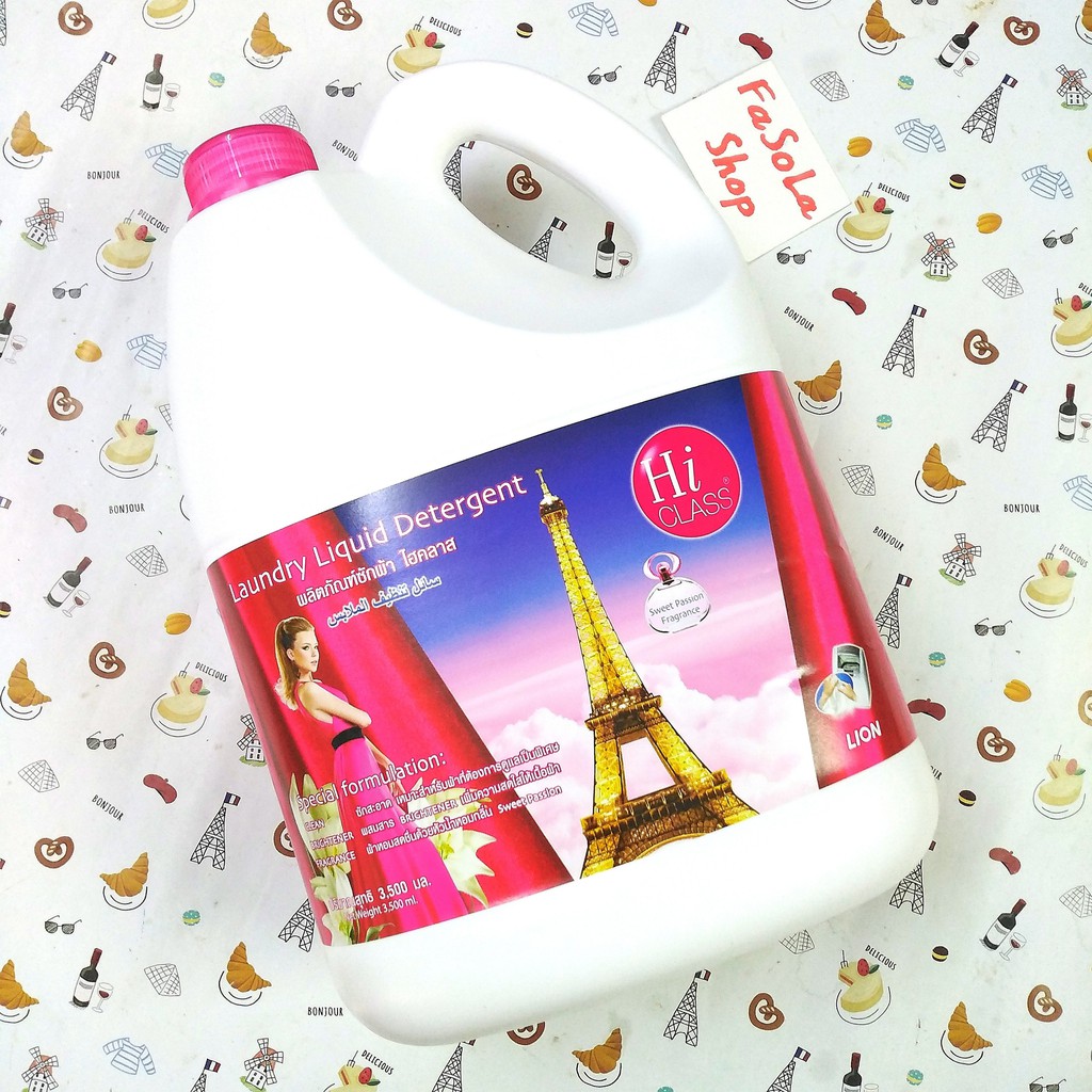 [ĐỐNG ĐA, HN - HỎA TỐC] Nước giặt HI CLASS Thái Lan 3500ml hống tím hiclass can xả quần áo detergent fabric softener lio