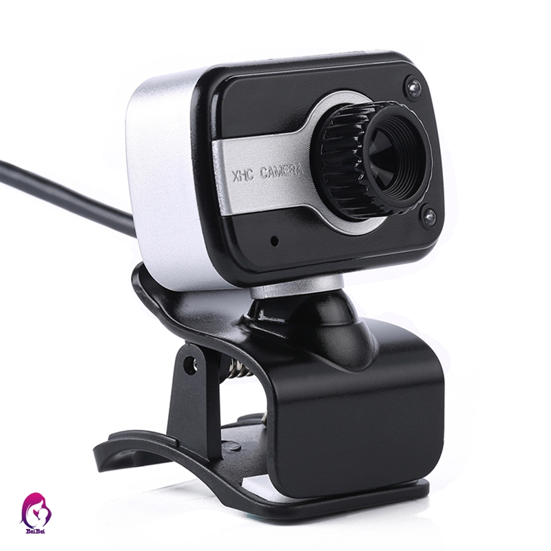 【Hàng mới về】 USB 2.0 HD Webcam Desktop Laptop PC Video Calling Camera Adjustable with Microphone