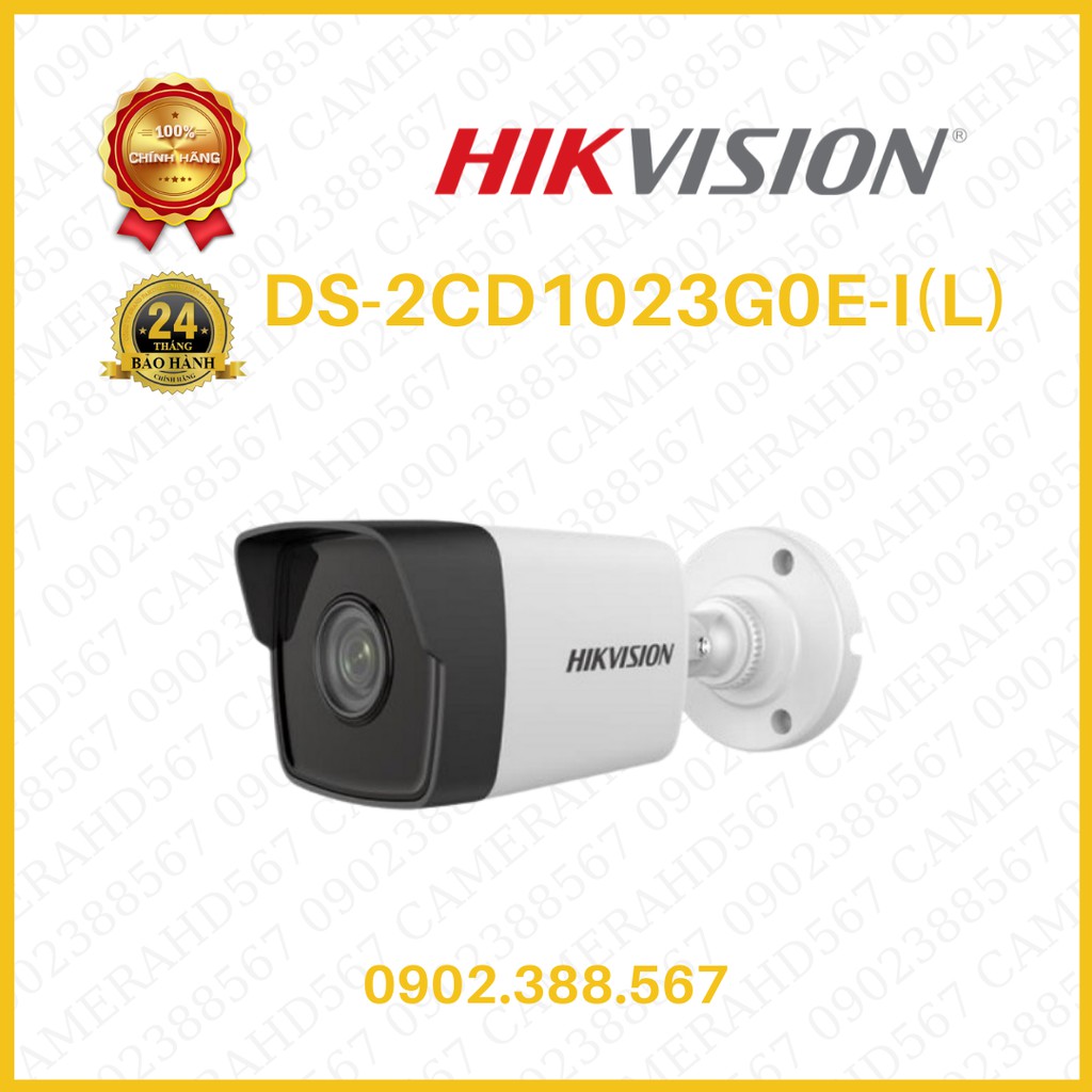 Camera IP hồng ngoại 2.0 Megapixel HIKVISION DS-2CD1023G0E-I(L)
